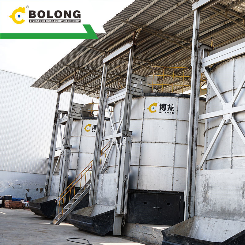 efficient chicken manure fermentation system